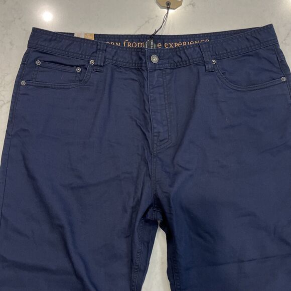 Prana Bridger NEW Jeans Pants Mens 42 x 30 Blue Slim Straight Gorpcore Organic - Picture 5 of 13